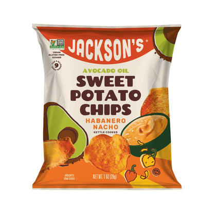 Jackson's Papas de Camote Habanero Nacho 30 Bolsitas