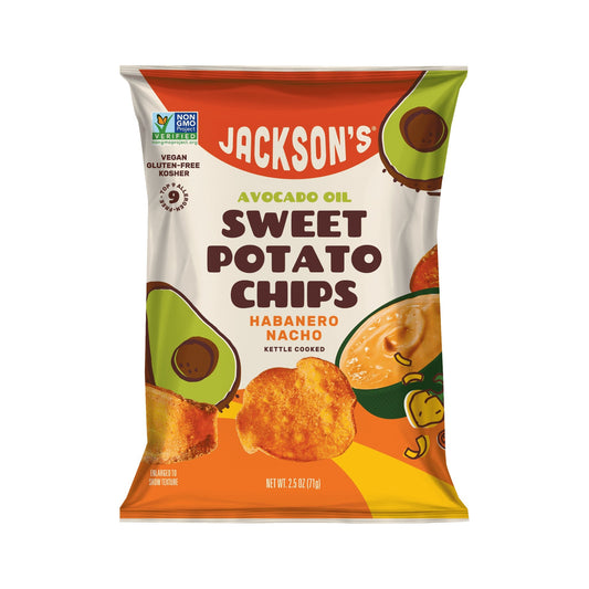 Jackson's Papas de Camote Habanero Nacho 14 Bolsas