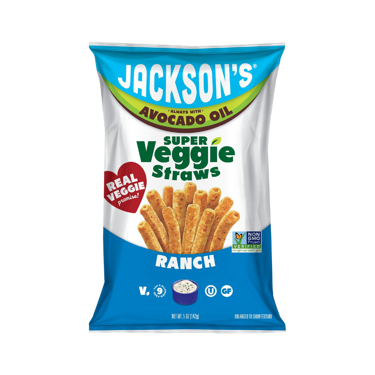Jackson's Popotitos de Verduras Ranch en Aceite de Aguacate