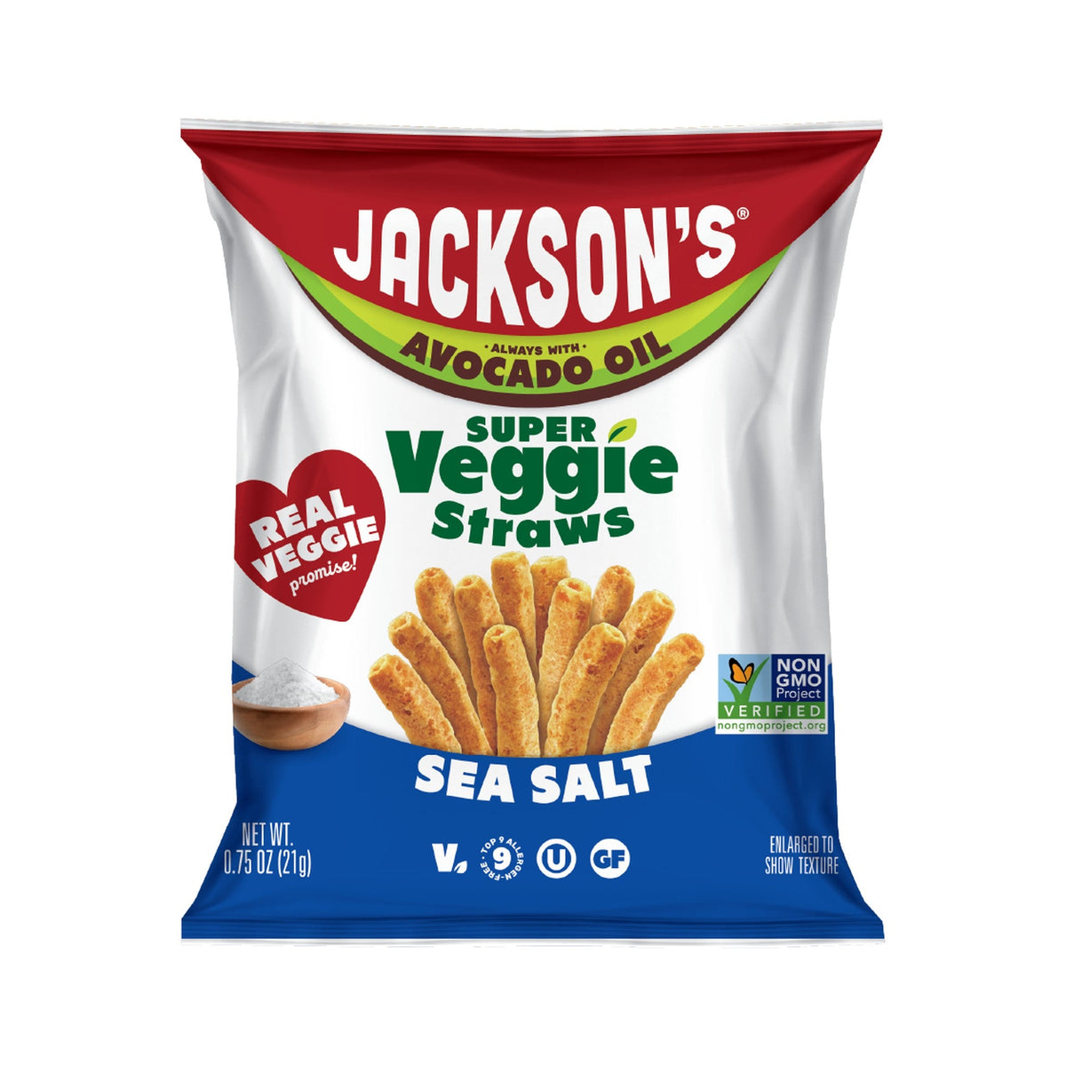 Jackson's Popotitos de Verduras Sal de Mar 30 Bolsitas