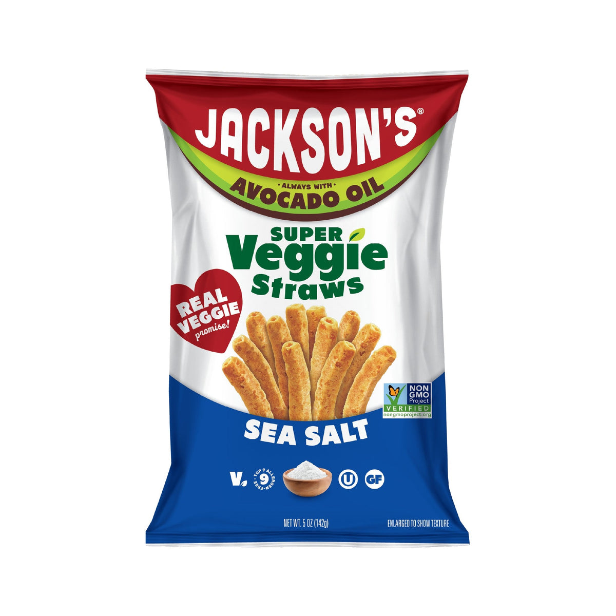 Jackson's Popotitos de Verduras Sal de Mar 8 Bolsas