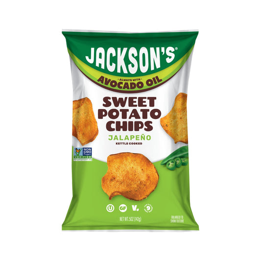 Jackson's Papas de Camote Jalapeño en Aceite de Aguacate 8 Bolsas