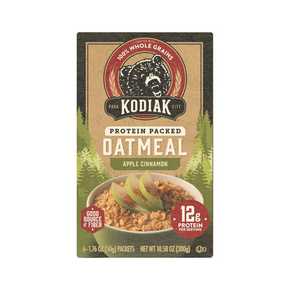 Kodiak Avena Instantánea Con Proteína Manzana Y Canela Sobres