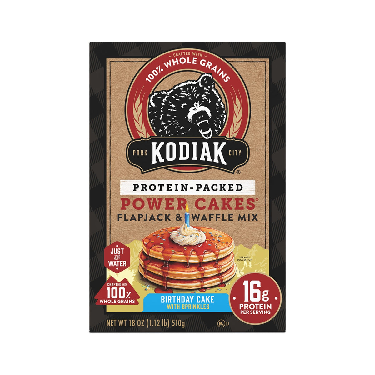 Kodiak Power Cakes Harina Para Hot Cakes Con Proteína Pastel De Cumpleaños