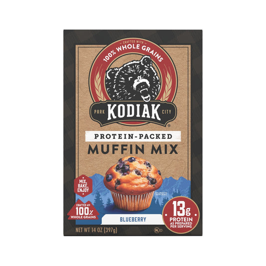 Kodiak Harina Para Muffins Con Proteína Mora Azul