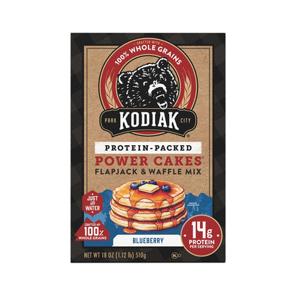 Kodiak Power Cakes Harina Para Hot Cakes Con Proteína Mora Azul