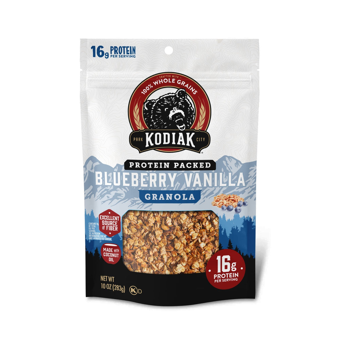 Kodiak Granola Con Proteína Mora Azul Y Vainilla