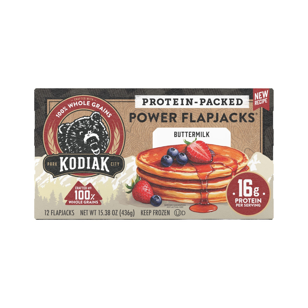 Kodiak Power Flapjacks Harina Para Hot Cakes Buttermilk