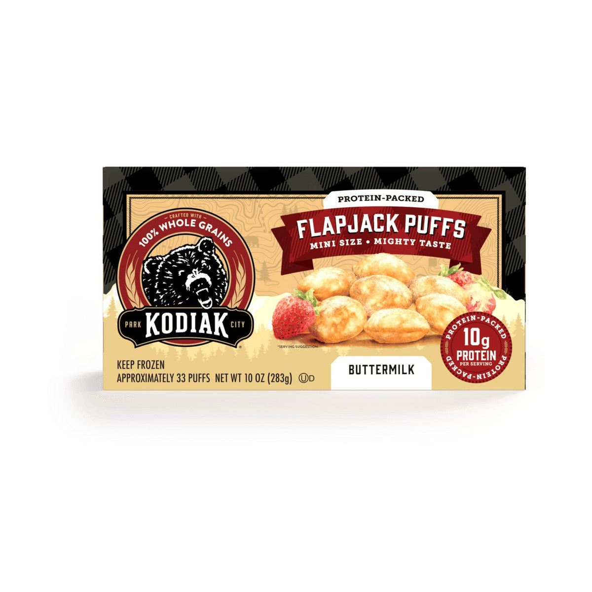 Kodiak Flapjack Puffs Buttermilk Y Vainilla