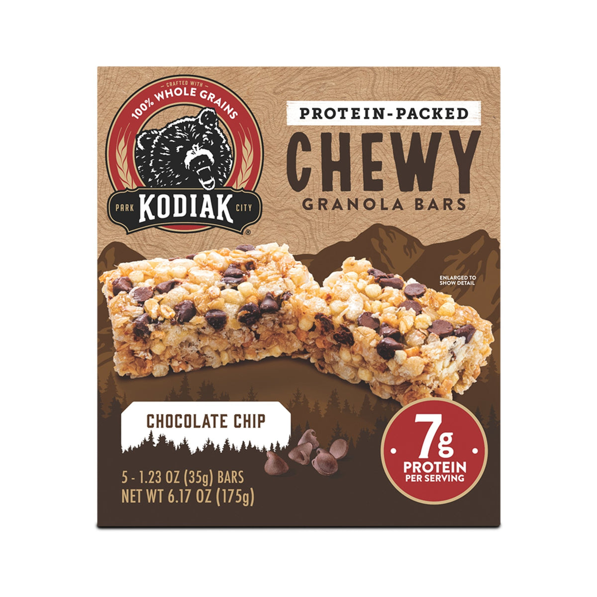Kodiak Barras Chewy Con Proteína Chispas De Chocolate