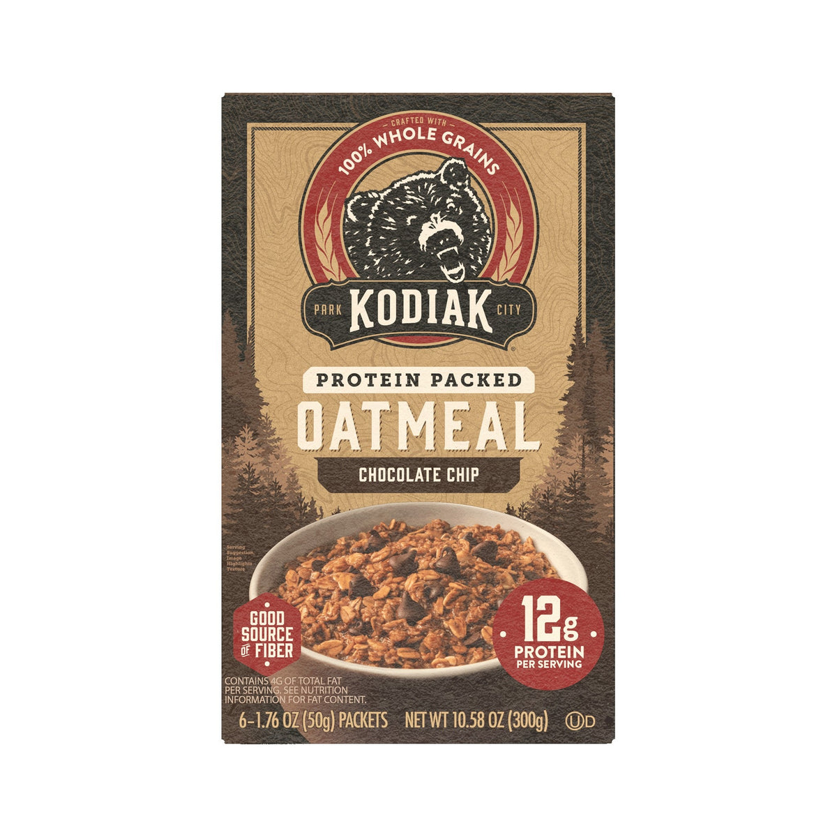 Kodiak Avena Instantánea Con Proteína Chispas De Chocolate Sobres
