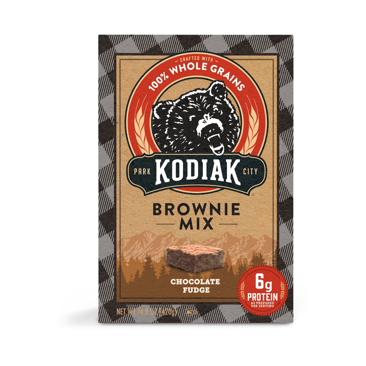 Kodiak Harina Para Brownie Con Proteína Chocolate Fudge
