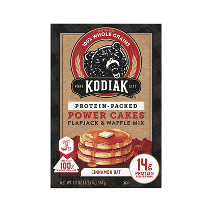 Kodiak Power Cakes Harina Para Hot Cakes Con Proteína Avena Y Canela
