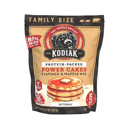 Kodiak Power Cakes Harina Para Hot Cakes Con Proteína Buttermilk Tamaño Grizzly