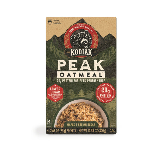 Kodiak Avena Peak Con Proteína Maple Y Azúcar Morena Sobres