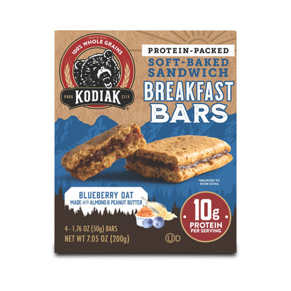 Kodiak Barras De Desayuno De Avena Mora Azul