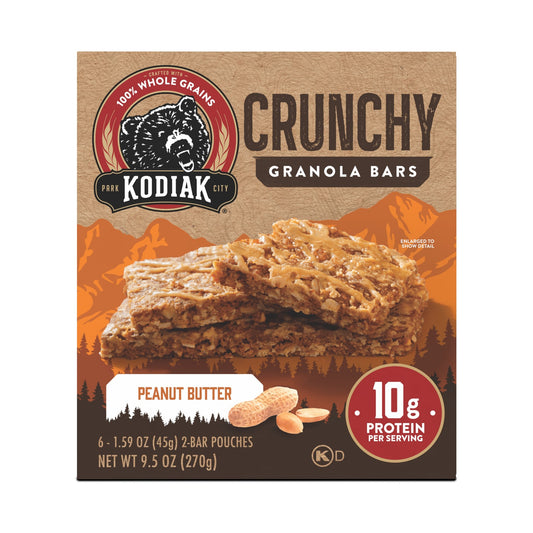 Kodiak Barras Crujientes Con Proteína Crema De Cacahuate