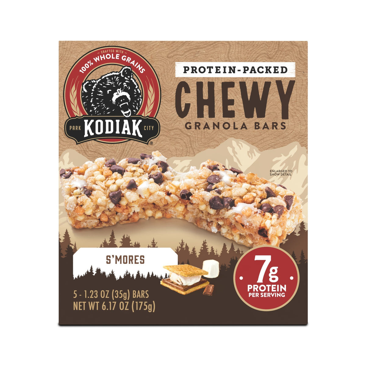 Kodiak Barras Chewy Con Proteína S'mores