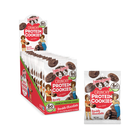 Lenny & Larry's Galleta Proteína Doble Chocolate 35 g 12 Piezas