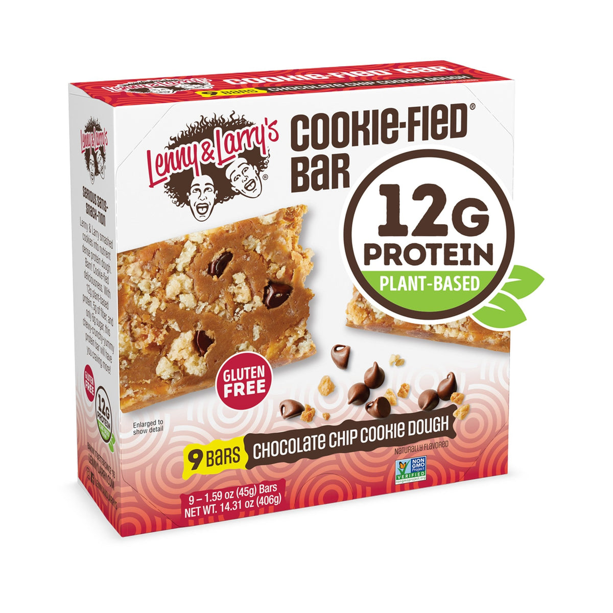 Lenny & Larry's Barras Chocolate Chip Cookie Dough 9 Piezas