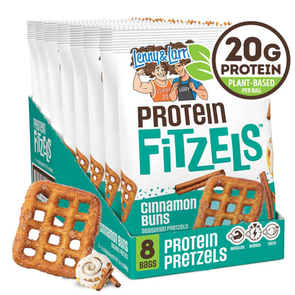 Lenny & Larry's Pretzels Con Proteína Cinnamon Buns 8 Bolsas
