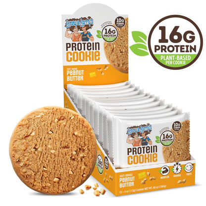 Lenny & Larry's Galleta Proteína Crema De Cacahuate 113 g 12 Piezas