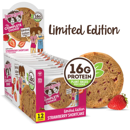 Lenny & Larry's Galleta Proteína Fresa Shortcake 113 g 12 Piezas