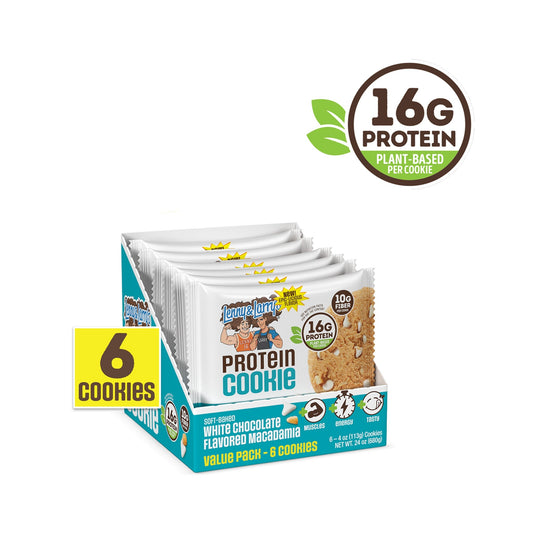 Lenny & Larry's Galleta Proteína Chocolate Blanco Y Macadamia 113 g 6 Piezas