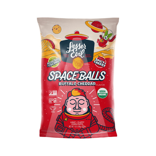 LesserEvil Space Balls Buffalo Cheddar