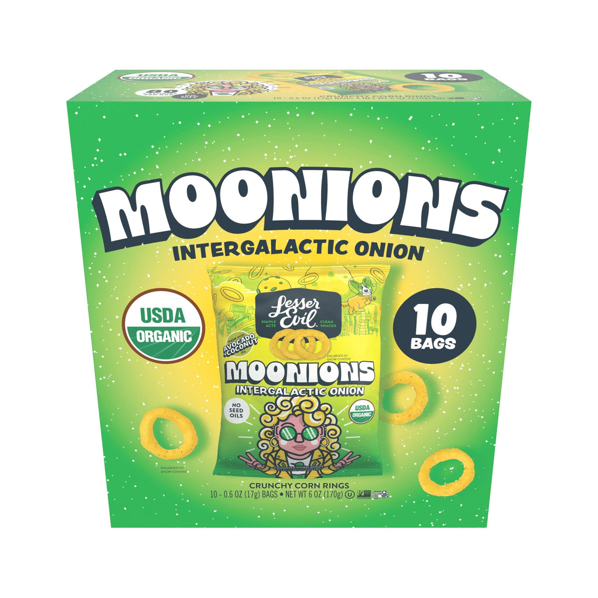 LesserEvil Moonions Aros De Cebolla Bolsitas