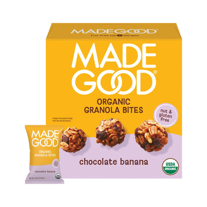 MadeGood Bocaditos de Granola Chocolate y Plátano