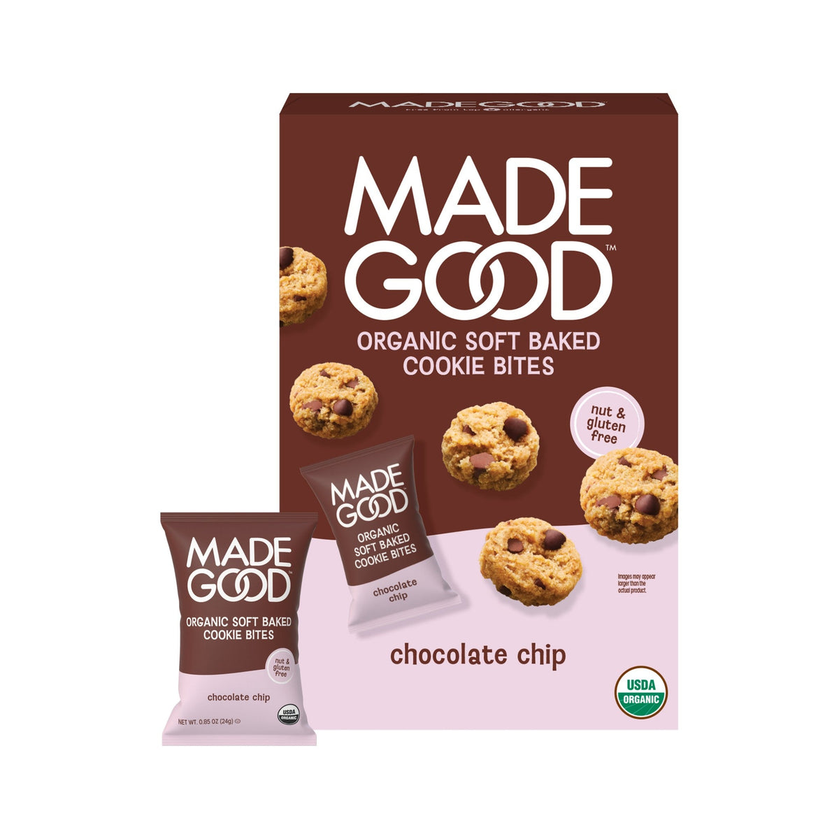 MadeGood Mini Galletas Suaves Chispas de Chocolate