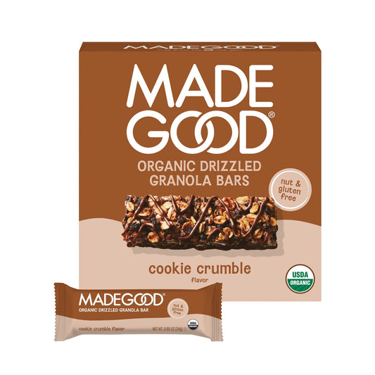MadeGood Barras de Granola Cookie Crumble