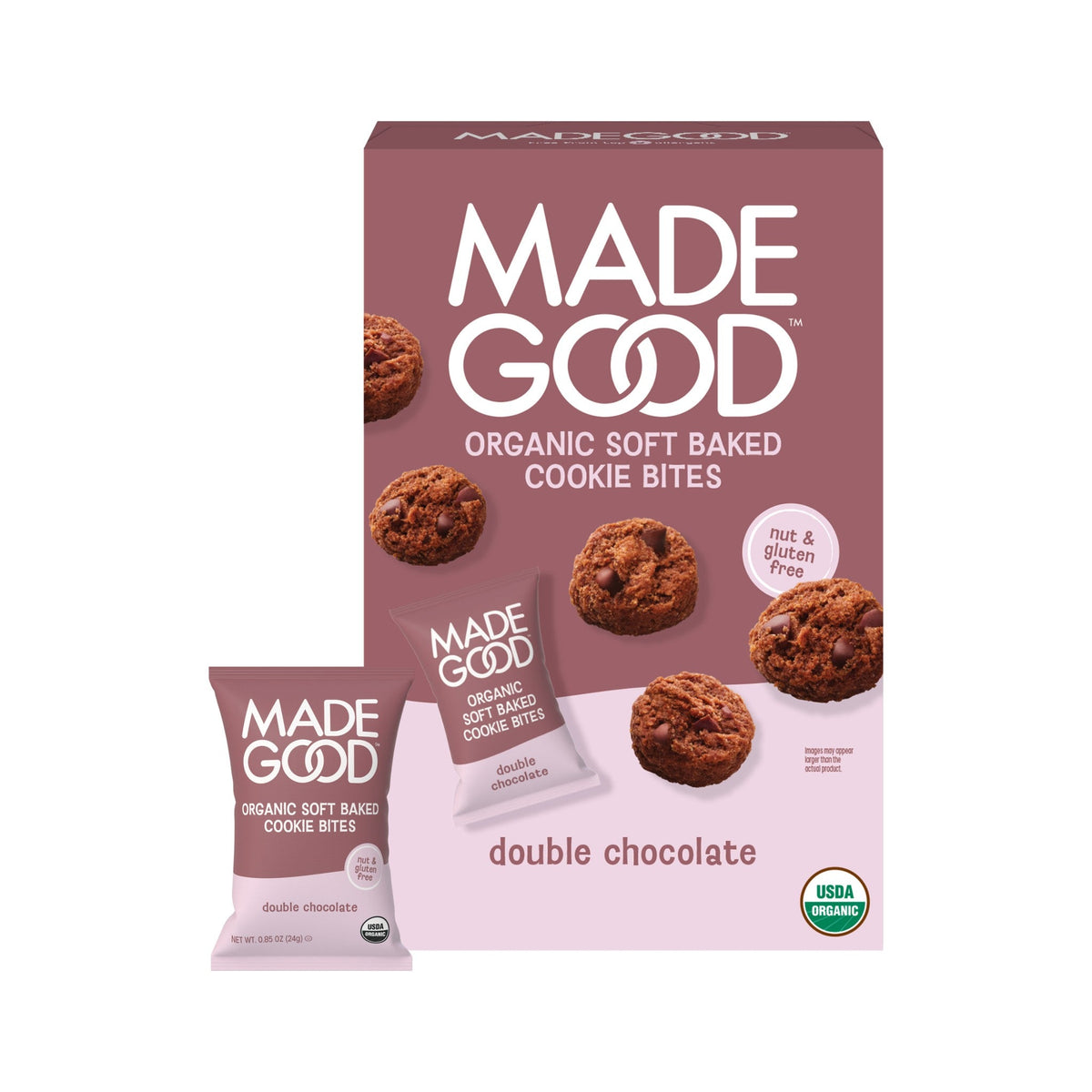 MadeGood Mini Galletas Suaves Doble Chocolate
