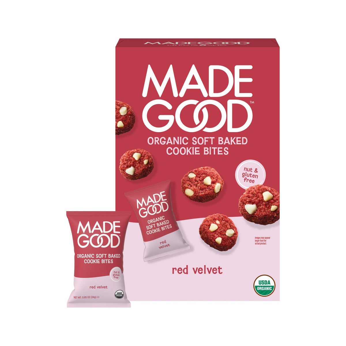 MadeGood Mini Galletas Suaves Red Velvet