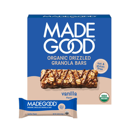 MadeGood Barras de Granola Vainilla