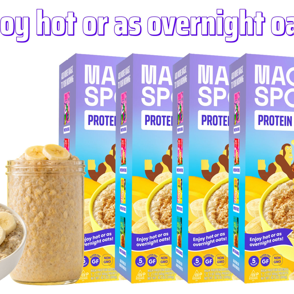 Magic Spoon Avena Con Proteína Pan De Plátano 20 Sobres