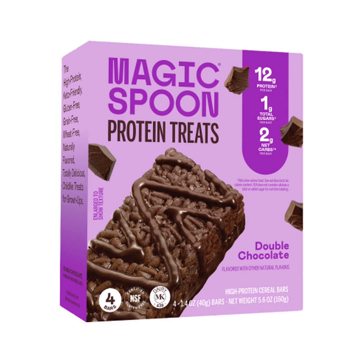Magic Spoon Barras De Cereal Con Proteína Doble Chocolate