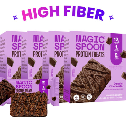 Magic Spoon Double Chocolate - 16 Cereal Treats (4 Boxes)