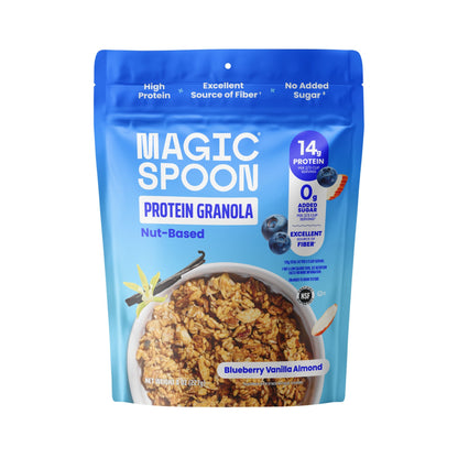 Magic Spoon Granola Con Proteína Mora Azul, Vainilla Y Almendra