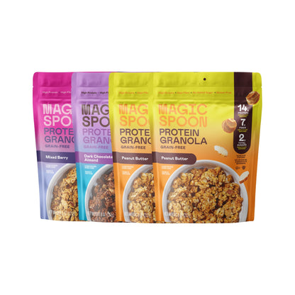 Magic Spoon Granola Con Proteína Surtida 4 Bolsas