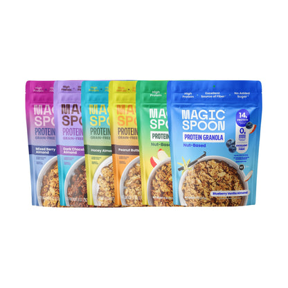 Magic Spoon Granola Con Proteína Surtida 6 Bolsas