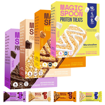 Magic Spoon Barras De Cereal Con Proteína Surtidas 4 Cajas