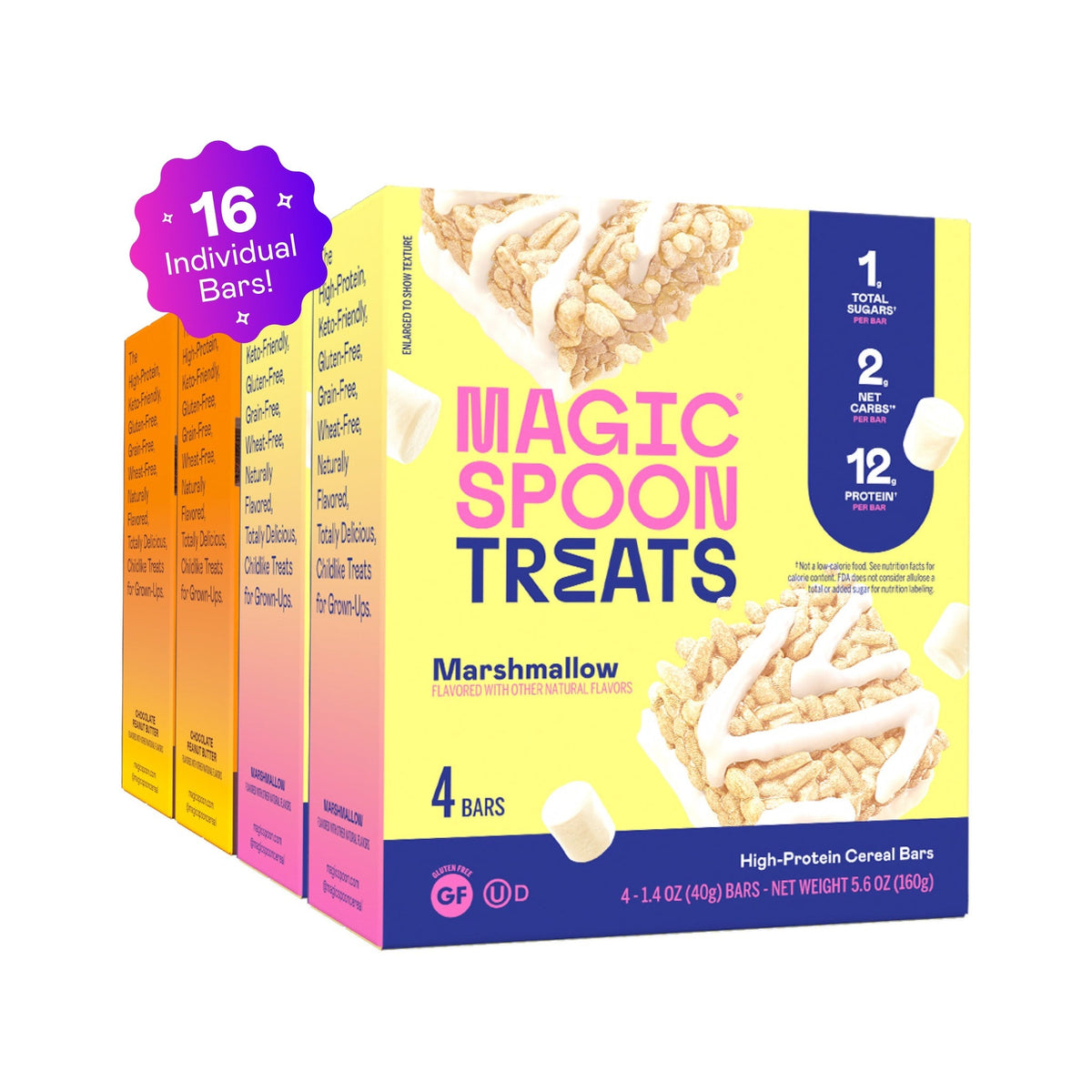 Magic Spoon Barras De Cereal Con Proteína Surtidas Cacahuate Y Malvavisco