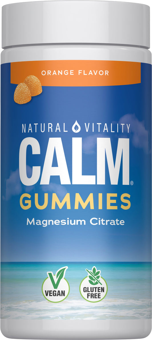 Natural Vitality CALM Gomitas De Magnesio Naranja 120 Piezas