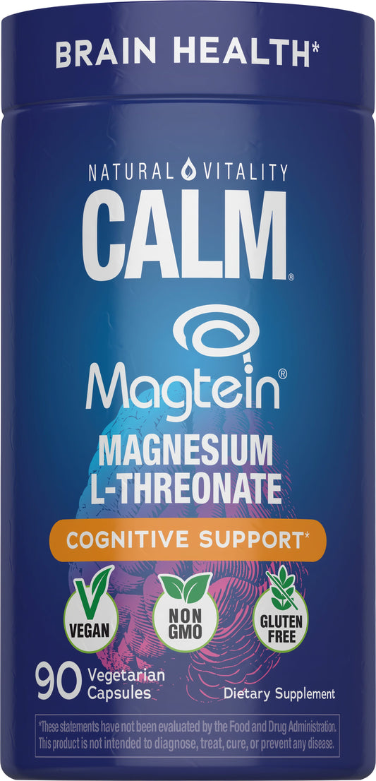 Natural Vitality CALM Magtein Magnesio L-Treonato 90 Cápsulas