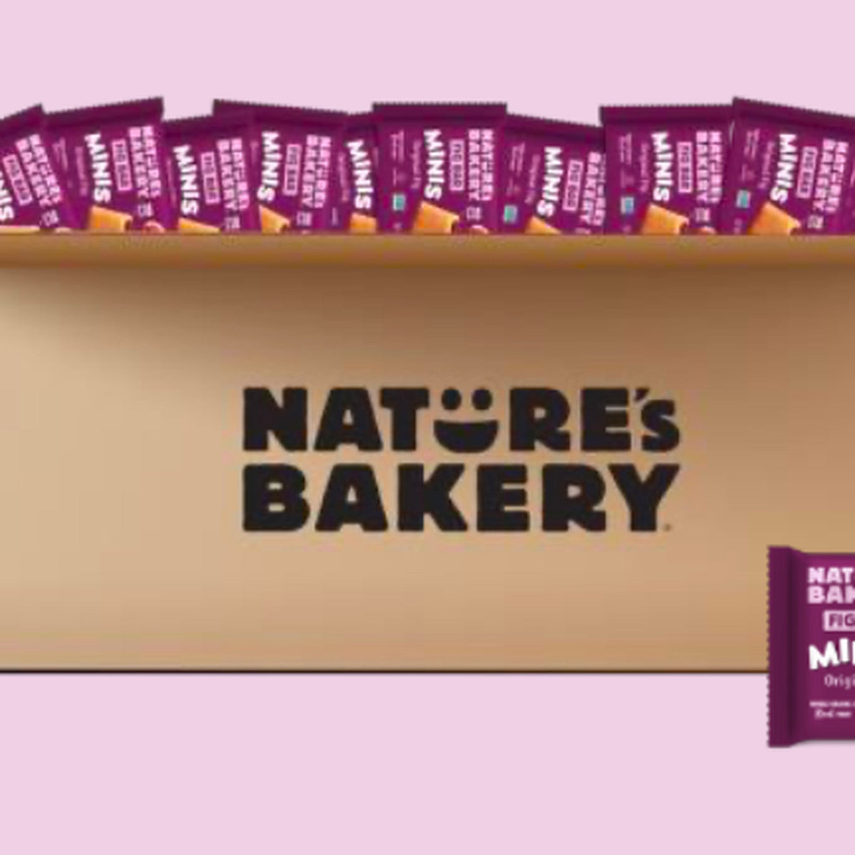 Nature's Bakery Mini Barras de Higo Original 150 Piezas