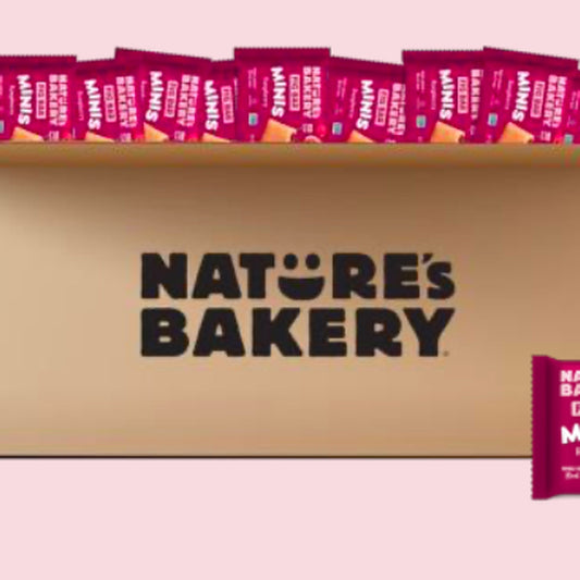 Nature's Bakery Mini Barras de Higo Frambuesa 150 Piezas