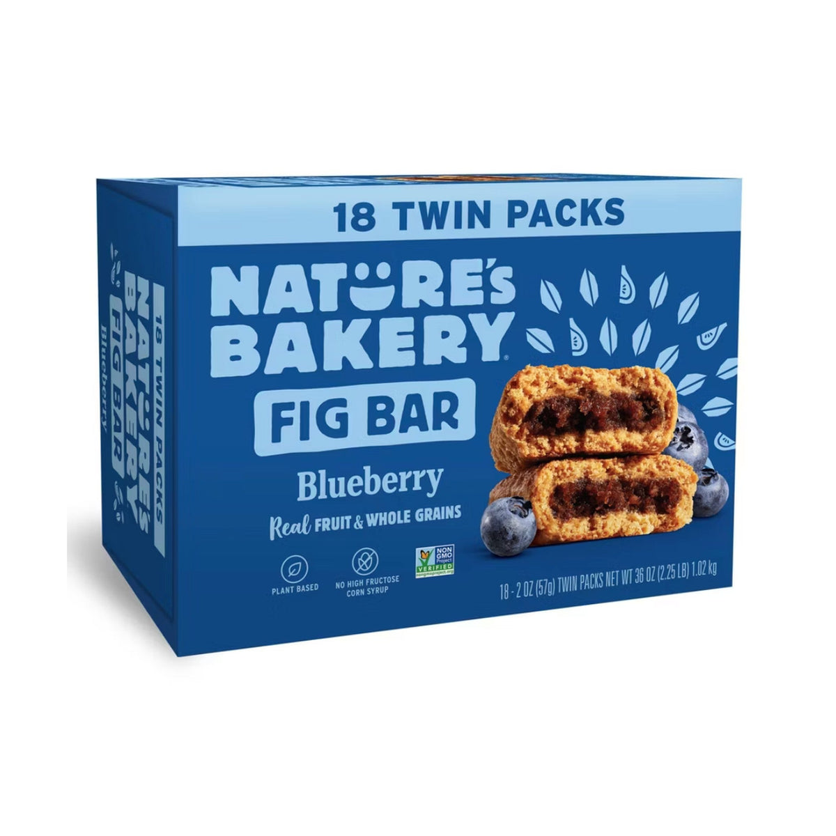 Nature's Bakery Barras de Higo Integral Mora Azul 18 Piezas