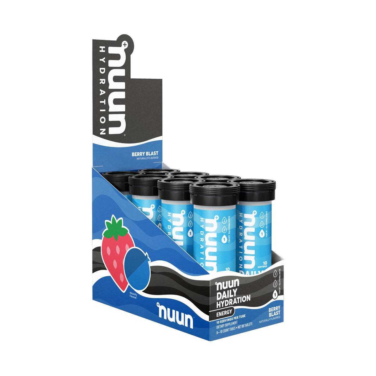 Nuun Energy Tabletas Efervescentes De Electrolitos 8 Tubos
